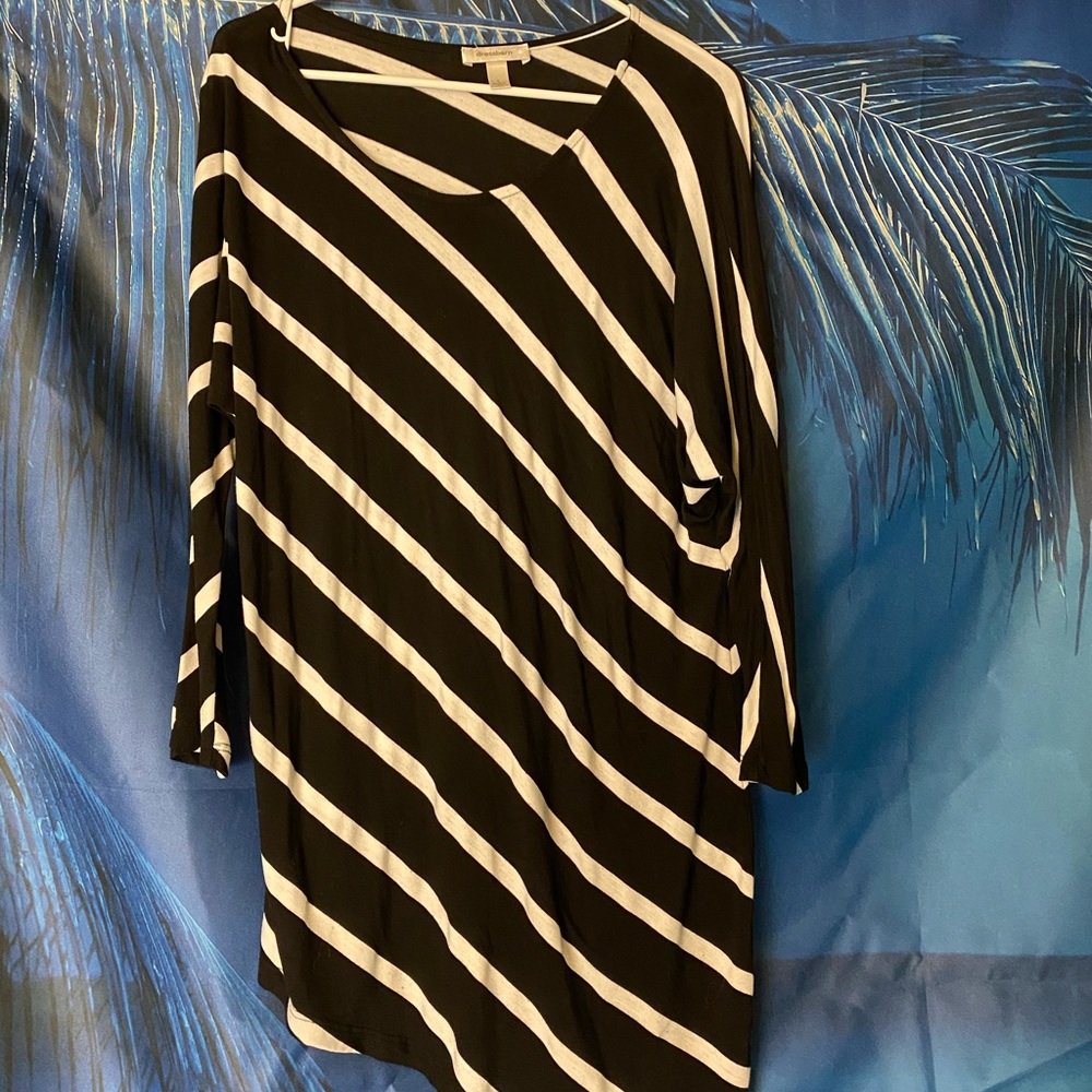 Dressbarn black and white dress